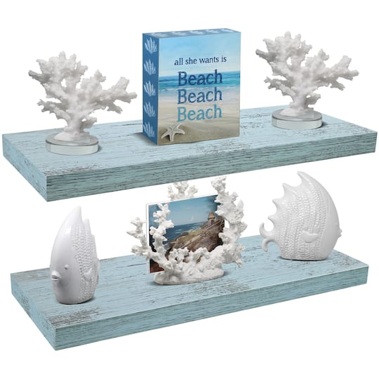 Sorbus 23.7" Extra Long Decorative Floating Shelves